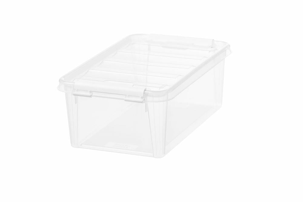 SmartStore™ Classic 5 oppbevaringsboks 30x19x11 cm Classic 5 oppbevaringsboks. Kan stables og har lokk med sneppertlås. Ypperlig til oppbevaring av kontorrekvsita, leker og hobby