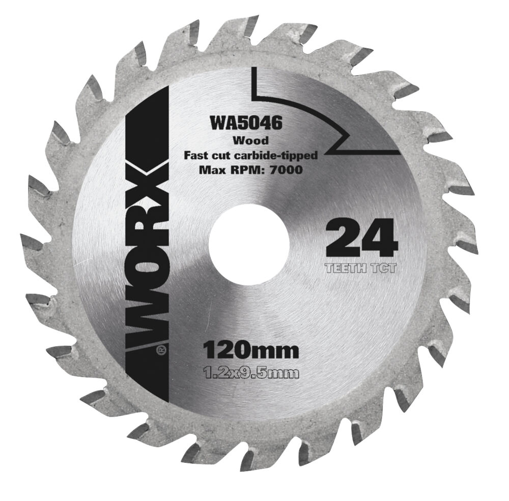 Worx WA5046 sagblad Ø120 mm, 24 T