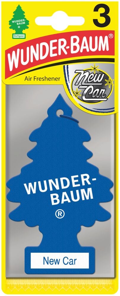 Wunder-Baum New Ca luftrenser New Car 3-pk