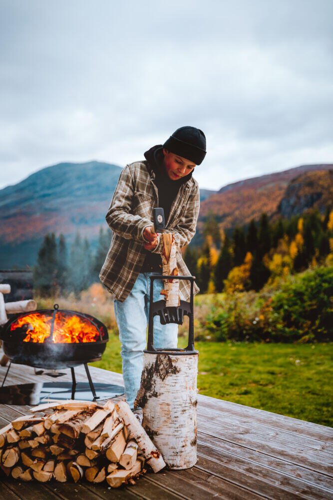 Kindling Cracker® Standard vedkløyver m/hette og slegge