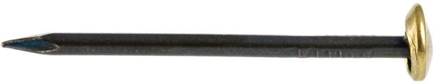 Bilde av STIFT F/X-KROK 1,4X26 A25 Spiker 1,4x26mm er beregnet for X-krok. Herdet stål med messing hode. 25 st/pk.